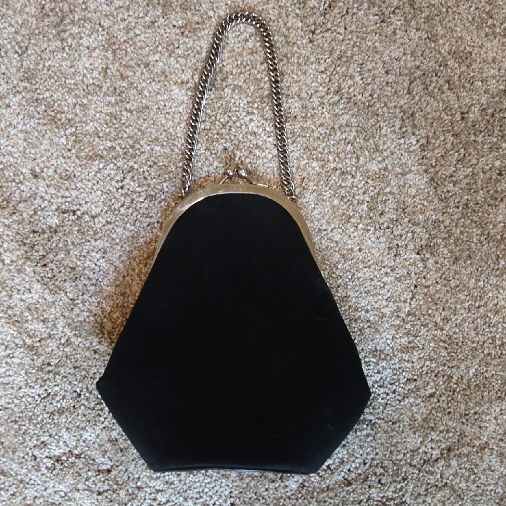 Elegant Vintage Black Evening Bag